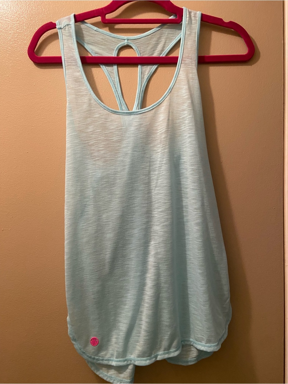 Lilly Pulitzer Luxletic Light Blue Women's Tank Top! Medium! EUC!